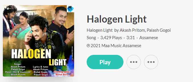 Read HALOGEN LIGHT Lyrics in English