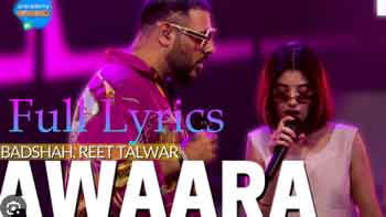 Awaara lyrics and meaning by Badshah