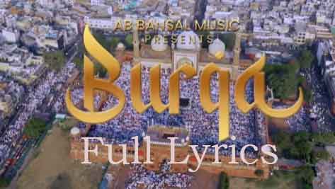 Burqa Lyrics in English by Salman Ali