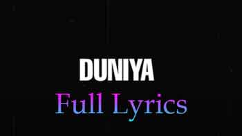 DUNIYA lyrics by MC SQUARE