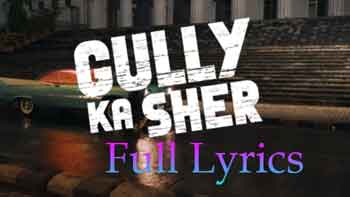 GULLY KA SHER lyrics and meaning by NAZZ