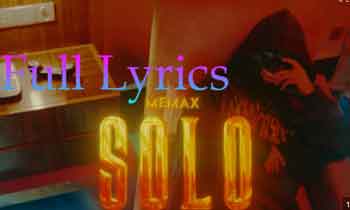 MEMAX - Solo lyrics and meaning