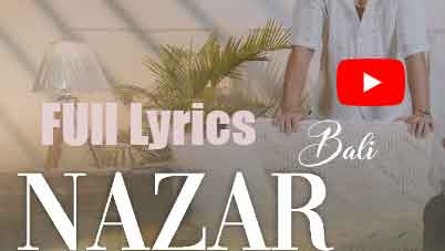 NAZAR Lyrics by BALI