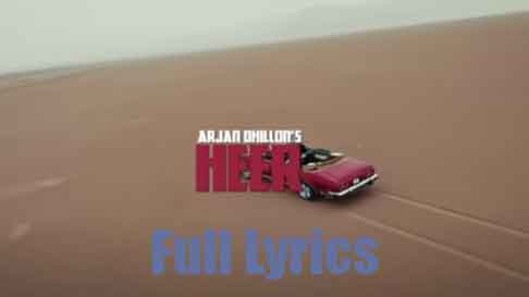 Heer Lyrics in English- Arjan Dhillon