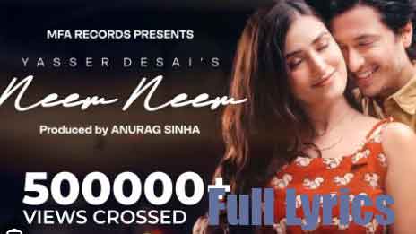 Neem Neem Lyrics in English by Yasser Desai