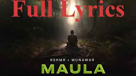 Maula Lyrics by KSHMR, Munawar Faruqui